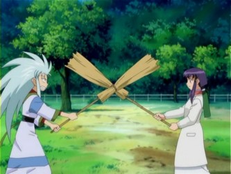 Aeka and Ryoko dual.